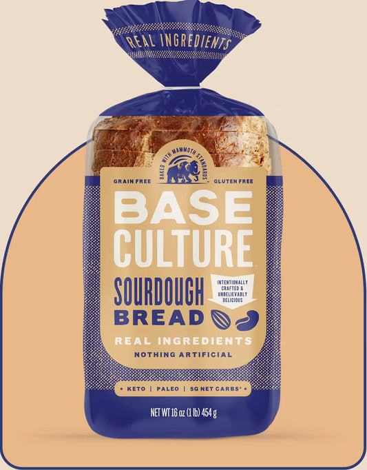 Base Culture Keto Sourdough Bread 16oz