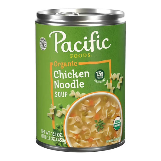 Pacific Foods Organic Chicken Noodle Soup, 16.1 oz