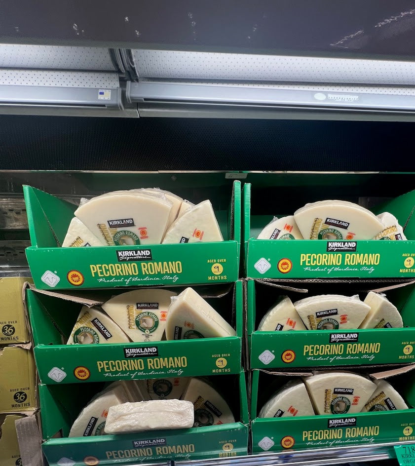 Kirkland Signature Pecorino Romano, ($11.69/lb)
