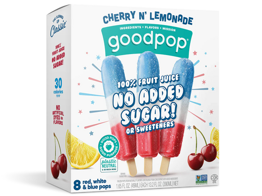 goodpop - Cherry n' Lemonade No Added Sugar - 8pk