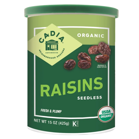 Cadia Organic Raisins, 15 oz
