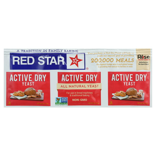 Red Star Active Dry All Natural Yeast 0.75oz