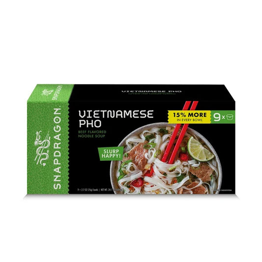 Snapdragon Vietnamese Pho, Beef, 2.7 oz, 9-count