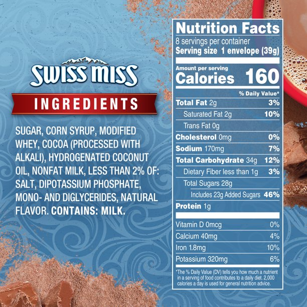 Swiss Miss Milk Chocolate, 8 Count
