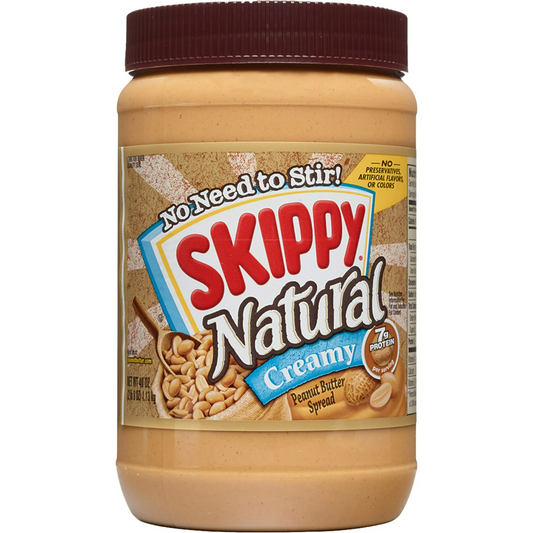 SKIPPY Natural Creamy Peanut Butter Spread, 40 oz