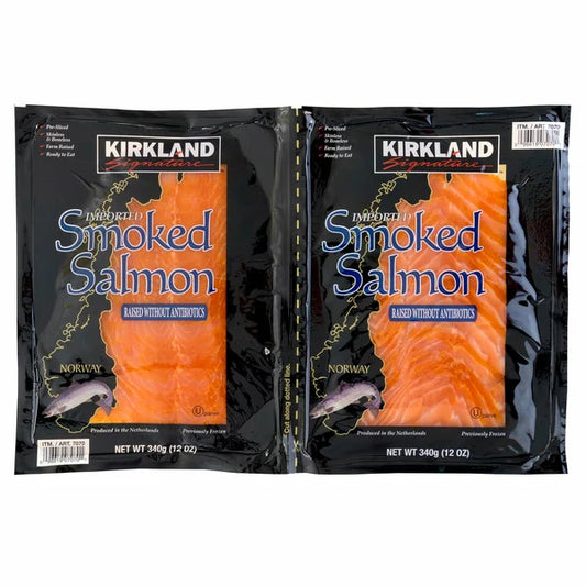 Kirkland Signature Smoked Salmon 2 ct, 12 oz