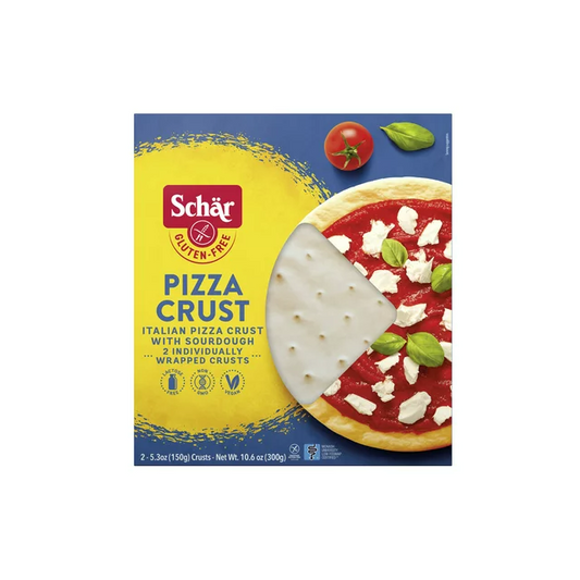 Schar Gluten Free Pizza Crust, Sourdough Italian Pizza Crust, 10.6 oz, 2 Count