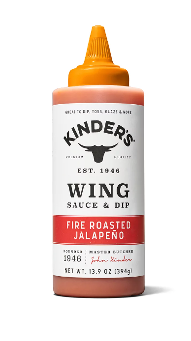 Kinder's Fire Roasted Jalapeno Wing Sauce