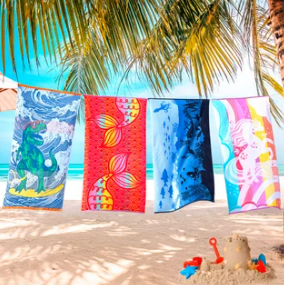 Kids Beach Towel (multiple colors)
