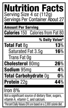 Butterball Ground Turkey 93% Lean 7% Fat 4 ct, 1.7 lbs