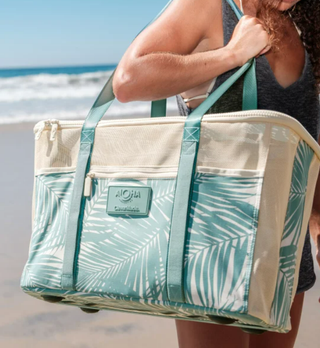 Aloha + CleverMade Collapsible Beach Tote (multiple colors)