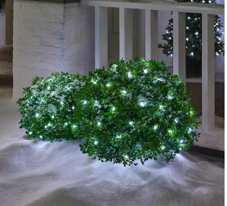 Home Accents Holiday 150 Count Cool White Mini LED Net Lights