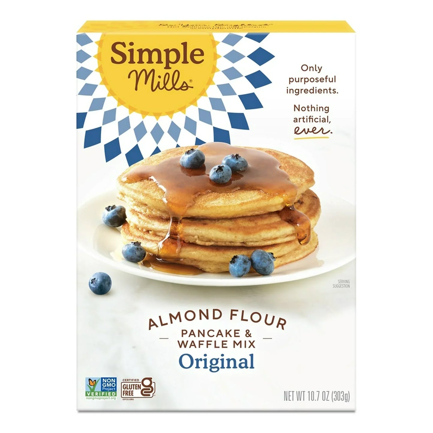 Simple Mills Almond Flour Pancake and Waffle Mix, 10.7 oz