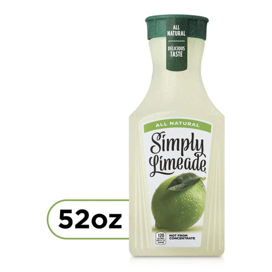 Simply All Natural Limeade Juice, 52 fl oz Bottle