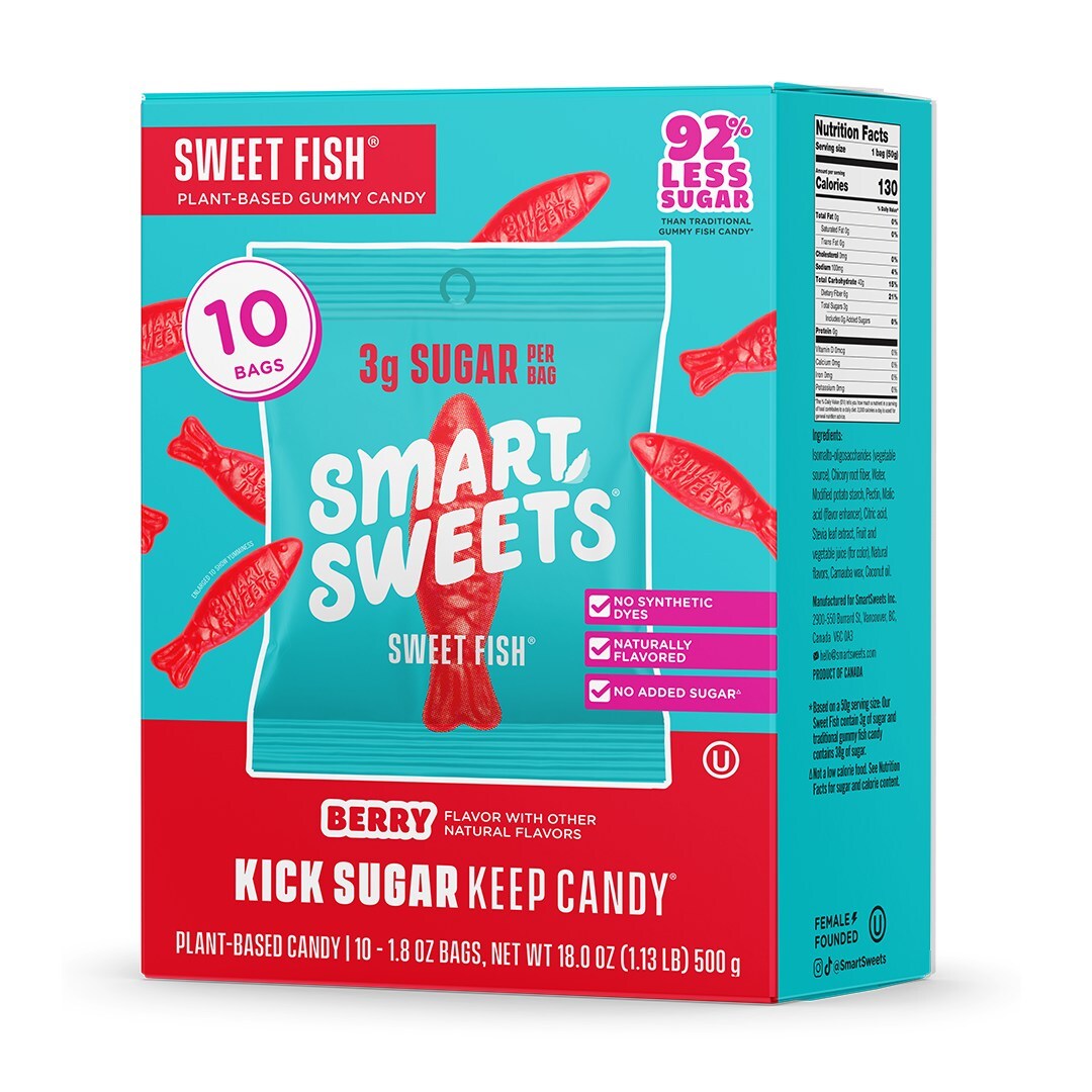 Smart Sweets Sweet Fish, 10 bags