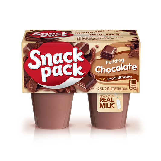 Snack Pack Chocolate Pudding, 4 Count