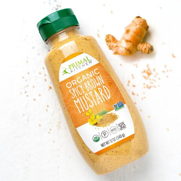 Primal Kitchen Organic Spicy Brown Mustard, 12 oz