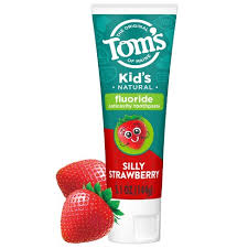 Tom's Of Maine Kid's Natural Flouride Anticavity Toothpaste Silly Strawberry, 5.1 oz