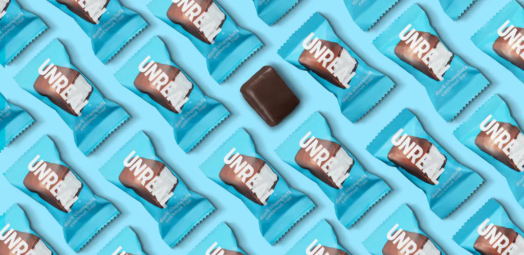 UNREAL dark chocolate coconut bars