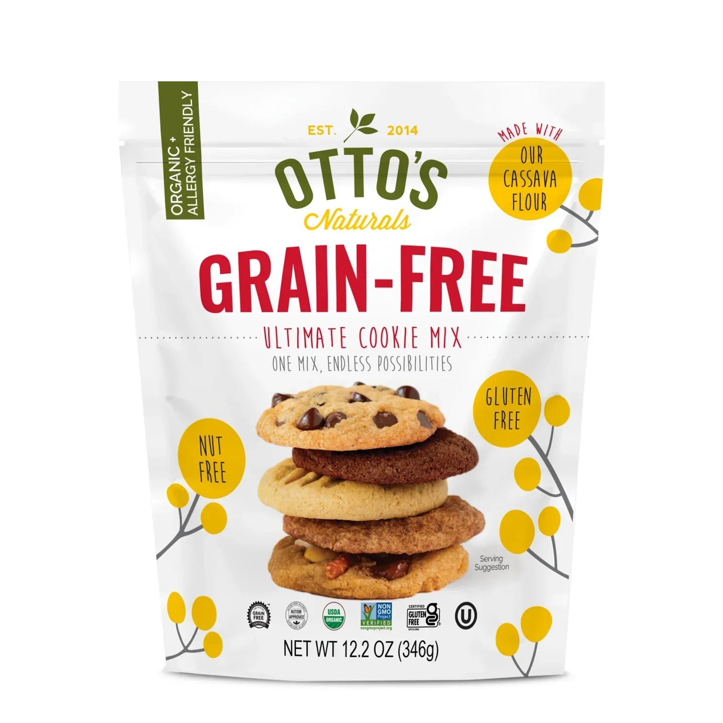 Otto's Naturals Grain-Free Ultimate Cookie Mix, 12.2 oz