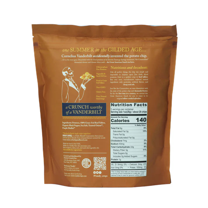 Vandy Crisps French Onion 5 oz