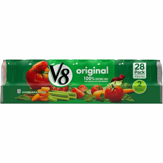 V8, Original Vegetable Juice, 11.5 fl oz, 28 Count