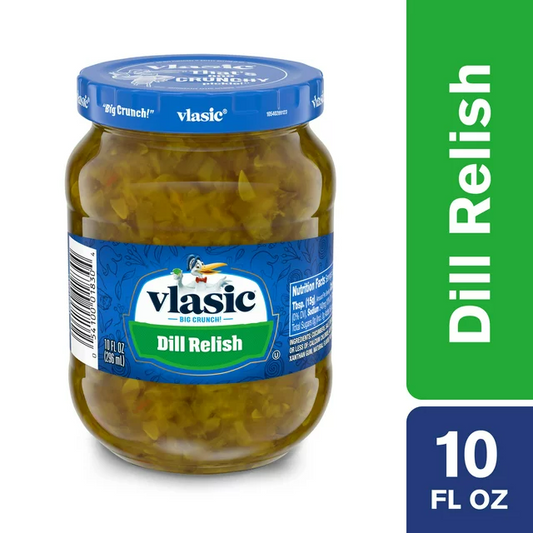 Vlasic Kosher Dill Pickle Relish Dill Relish, 10 oz