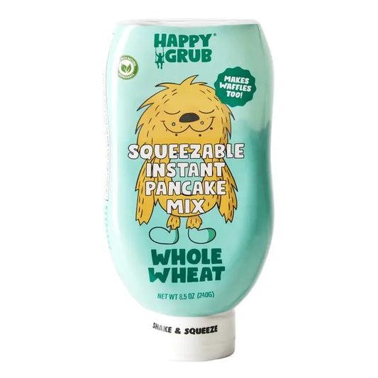 HAPPY GRUB Whole Wheat Pancake Mix, 8.5 oz