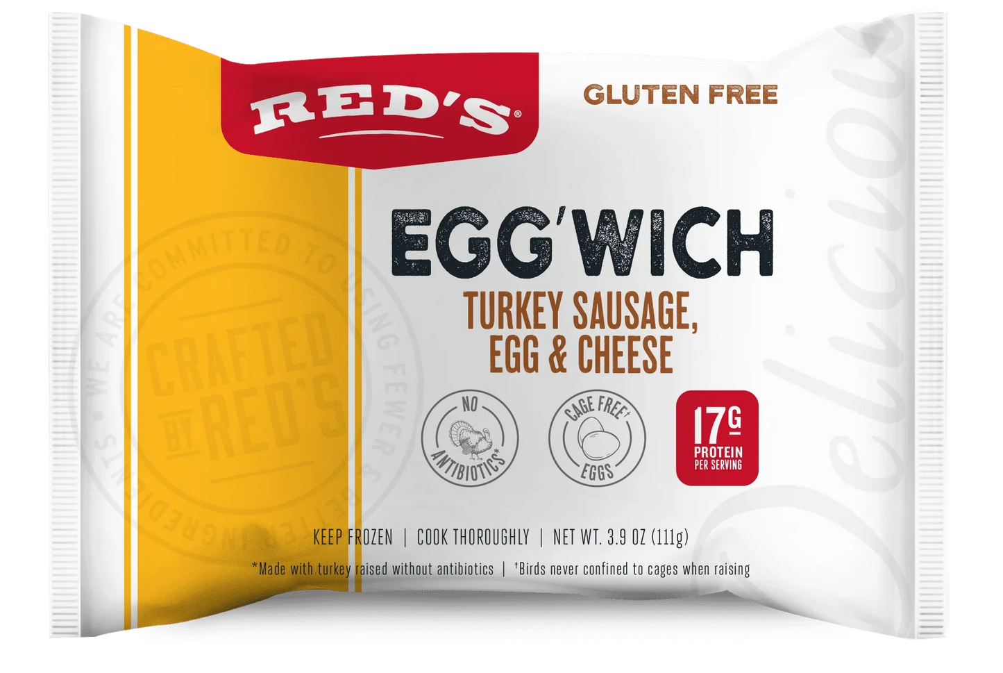 Red's Turkey Sausage Egg & Cheese Egg'Wich, 2 Count