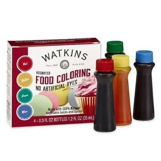 Watkins Assorted Food Coloring, 1.2 oz