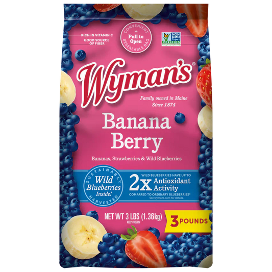 Wyman's Frozen Banana Berry 3 lbs