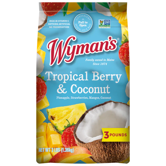 Wyman's Frozen Tropical Berry and Coconut 3 lbs