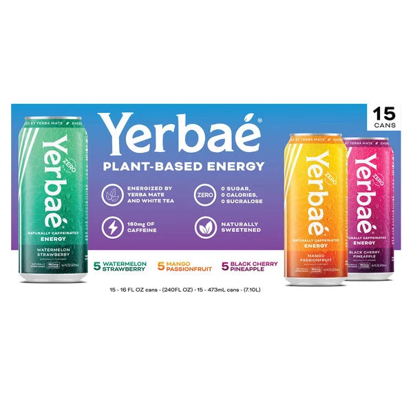 Yerbae Energy Variety Pack 15 ct, 16 oz