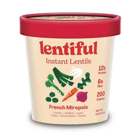 Lentiful French Mirepoix Instant Lentils, 2.01 oz