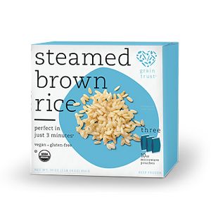 Grain Trust Steamed Brown Rice, 30 oz