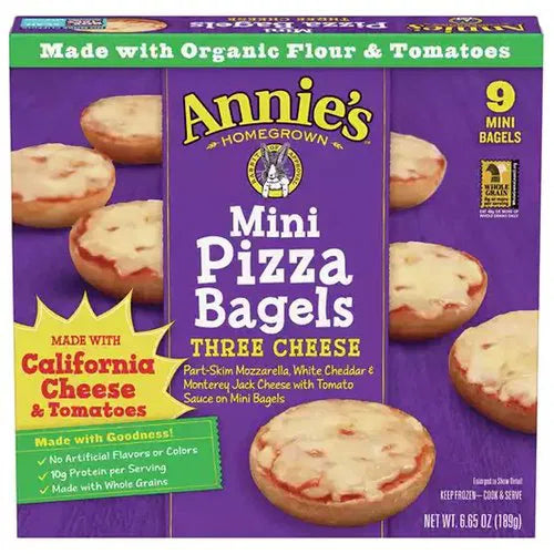 Annie's Mini Cheese Pizza Bagels, 6.65 oz