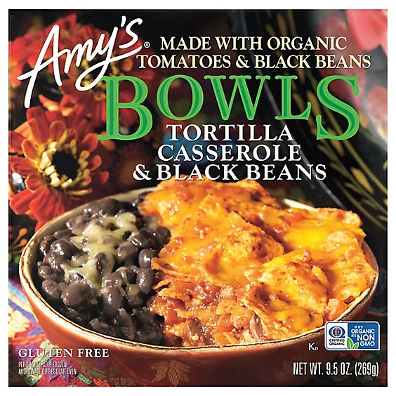 Amy's Tortilla Casserole & Black Beans Bowl, 9.5 oz