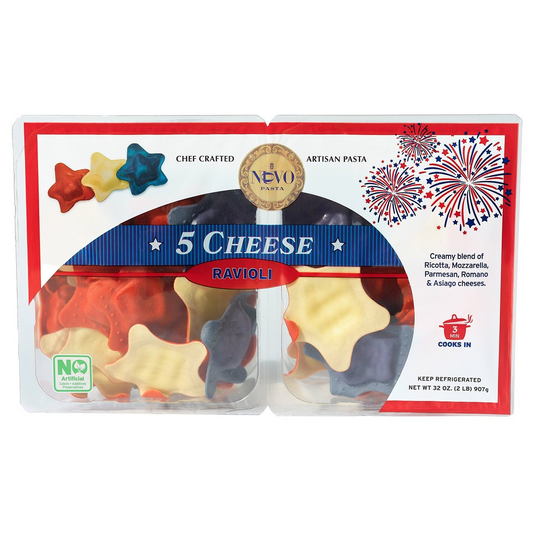 Nuovo Five Cheese Star Shaped Ravioli, 32 oz