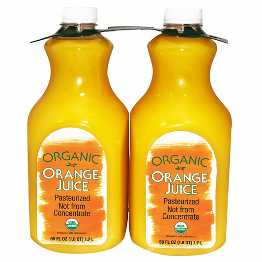 Organic Orange Juice, 2 Count, 59 fl oz