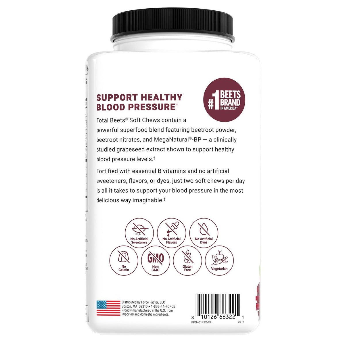 Force Factor Total Beets Chews, 90 Soft Chews