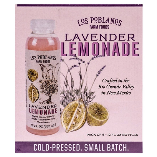 Los Poblanos Farm Lavender Lemonade, 12 fl oz, 6-count