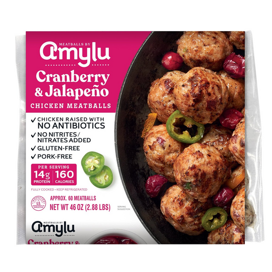 Amylu Cranberry Jalapeno Meatballs, 46 oz