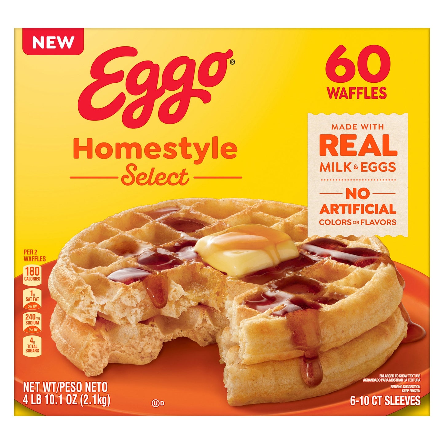 Kellogg's Eggo Homestyle Select Waffle 60/1.24 oz