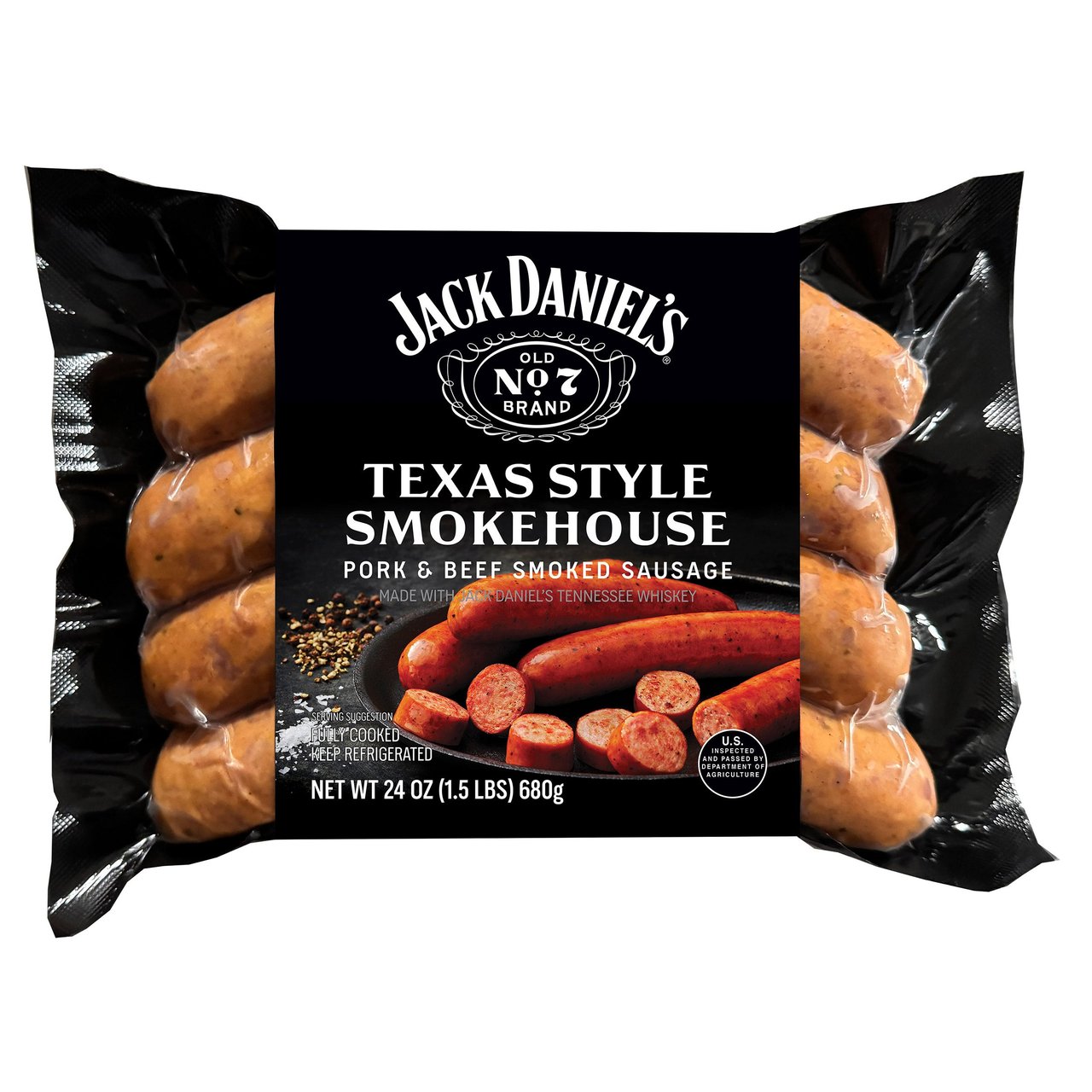 Jack Daniel's Texas Style Smokehouse Sausage Links 1.5 lb