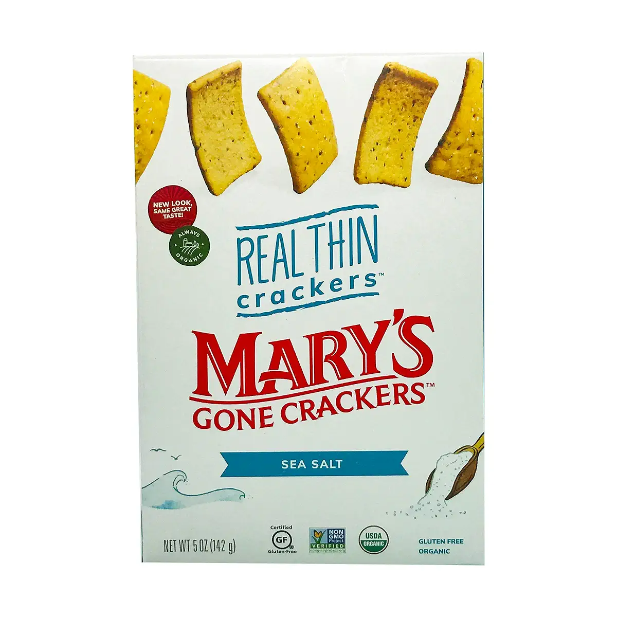 Mary's Gone Crackers™ Organic & Gluten Free Sea Salt Real Thin Crackers, 5 oz