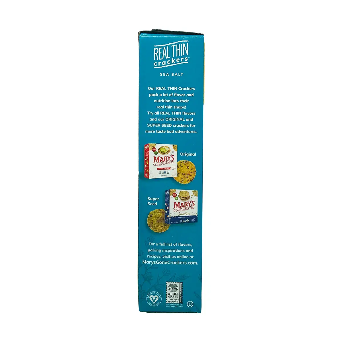 Mary's Gone Crackers™ Organic & Gluten Free Sea Salt Real Thin Crackers, 5 oz