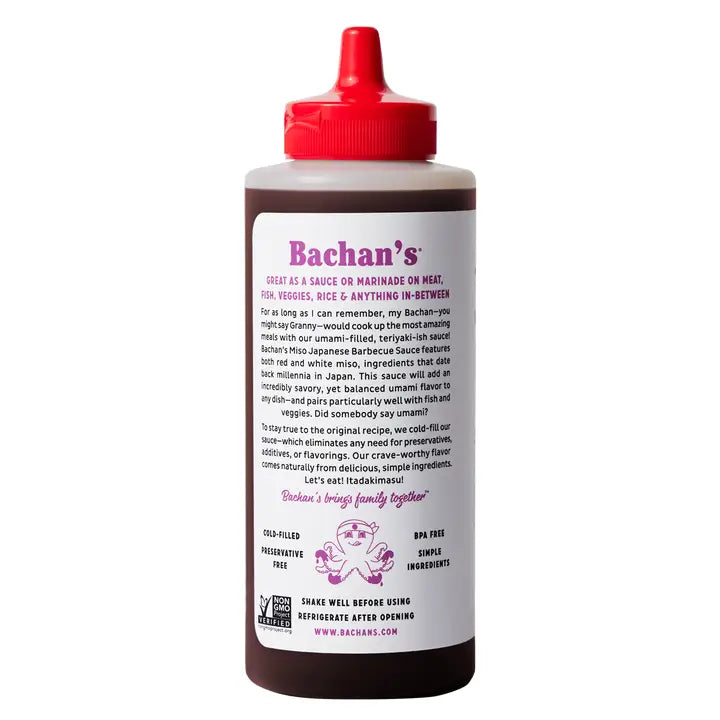 Bachans Miso Japanese Barbecue Sauce