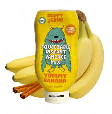 HAPPY GRUB Yummy Banana Pancake Mix, 8.5 oz