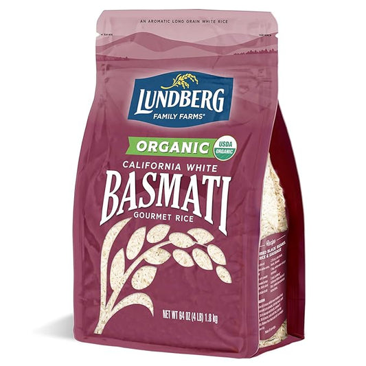 Lundberg Organic White Basmati Rice, 64 oz