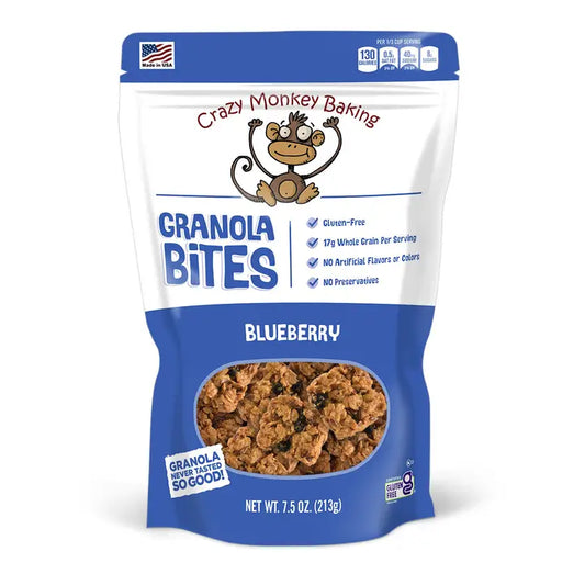 Crazy Monkey Blueberry Granola Bites, 7.5 oz